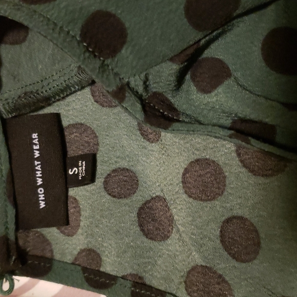 Who What Wear Polka Dotted Dress - Picture 7 of 8